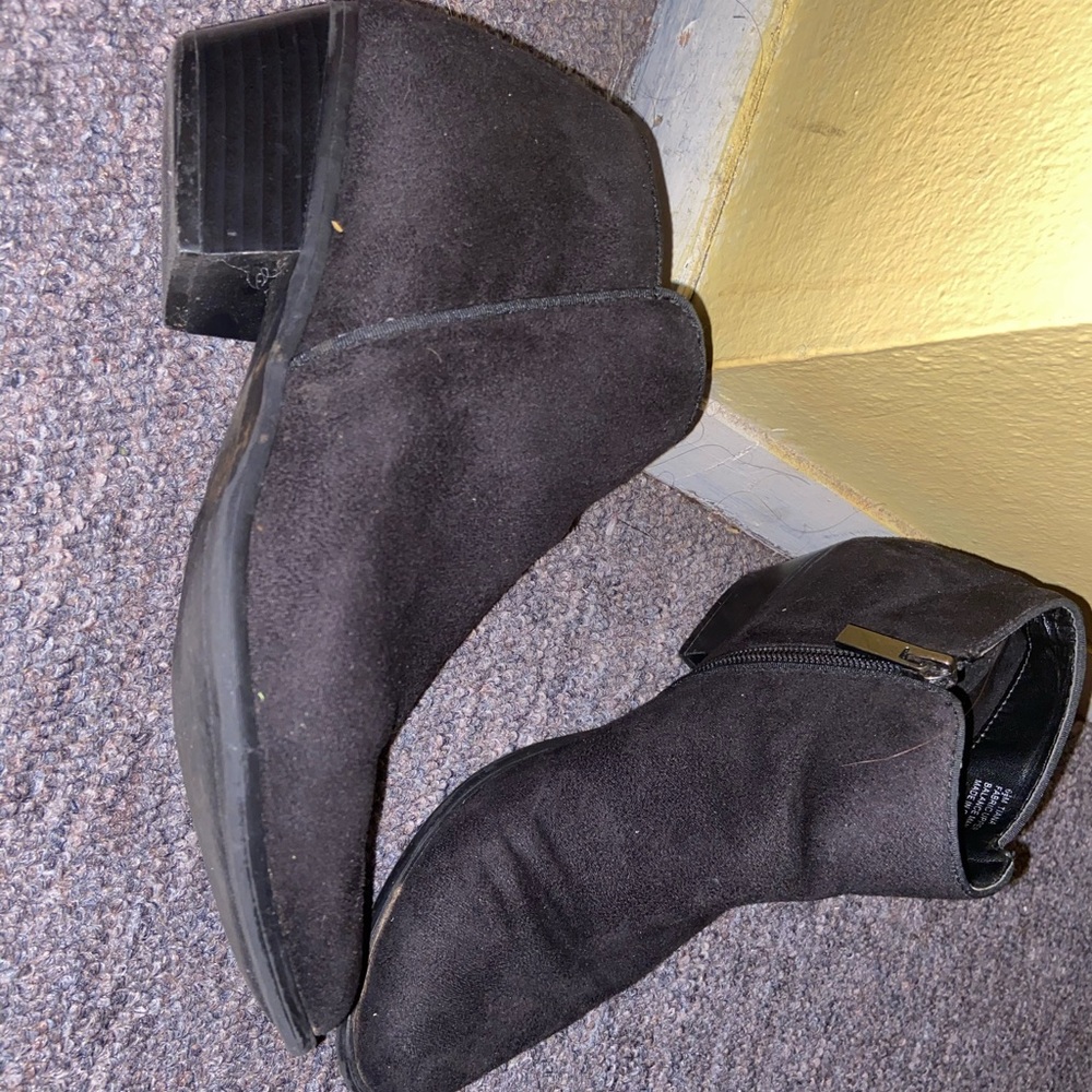 Black Madeline Ankle Boots